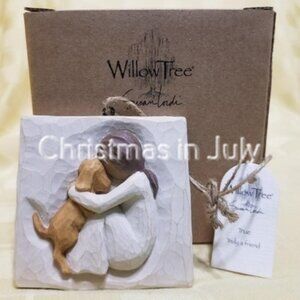 Willow Tree Susan Lordi True Ornament Puppy Dog Friend #26136 with box